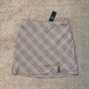 A&F plaid mini skirt